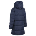 Navy - Back - Trespass Girls Tiffy Padded Coat