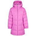 Deep Pink - Front - Trespass Girls Tiffy Padded Coat