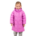 Deep Pink - Lifestyle - Trespass Girls Tiffy Padded Coat