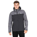 Dark Grey Marl - Side - Trespass Mens Abbott Softshell Jacket