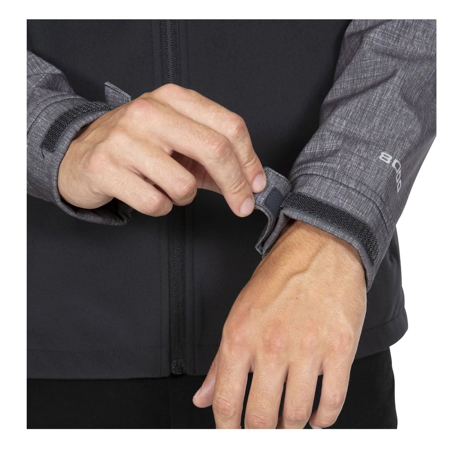 Dark Grey Marl - Lifestyle - Trespass Mens Abbott Softshell Jacket