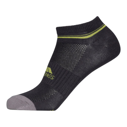 Platinum-Dark Grey - Pack Shot - Trespass Unisex Adults Isolate Coolmax Trainer Sock (Pack Of 2)