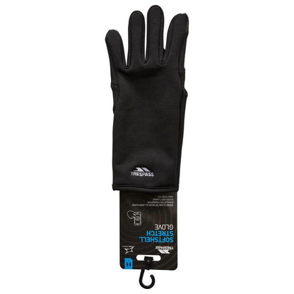 Black - Lifestyle - Trespass Unisex Adults Poliner Power Stretch Glove