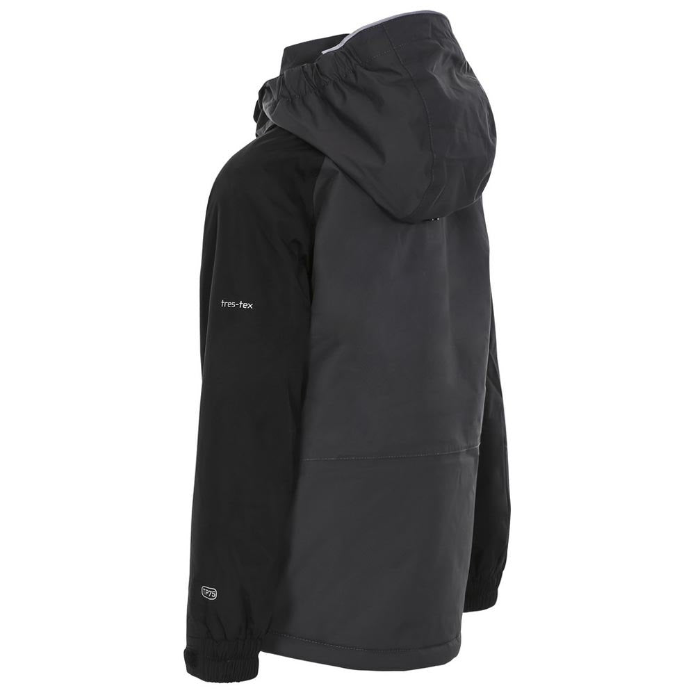Dark Grey - Back - Trespass Boys Freeboard Ski Jacket
