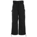 Black - Front - Trespass Boys Dozer DLX Ski Trousers