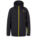 Dark Grey - Front - Trespass Mens Crompton  DLX Waterproof Ski Jacket