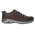 Dark Earth - Back - Trespass Mens Falark Vibram Leather Walking Shoe