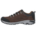 Dark Earth - Lifestyle - Trespass Mens Falark Vibram Leather Walking Shoe