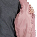 Dusty Rose - Pack Shot - Trespass Womens-Ladies Fluffyness Hooded Fleece Jacket