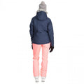 Navy Marl - Side - Trespass Womens-Ladies Francesca DLX Ski Jacket