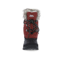 Merlot - Close up - Trespass Unisex Kids Lanche Faux Fur Snow Boots