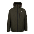 Dark Vine Marl - Front - Trespass Mens Fyfinn Padded Waterproof Jacket