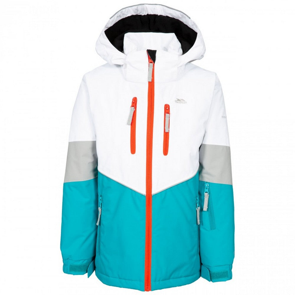 Marine - Front - Trespass Kids-Childrens Olivvia Ski Jacket