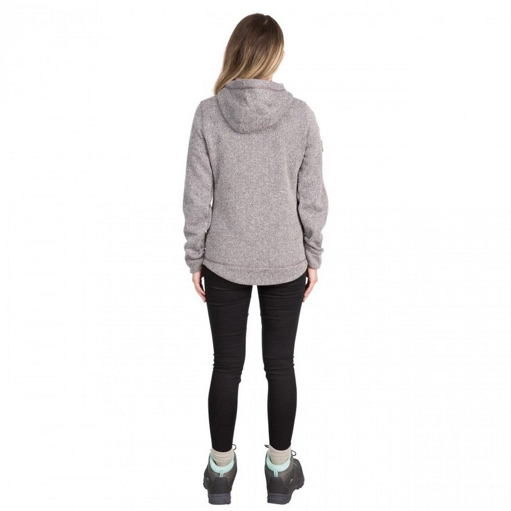 Dusty Heather - Lifestyle - Trespass Womens-Ladies Reserve Hooded Fleece