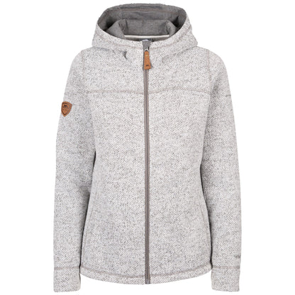 Storm Grey - Front - Trespass Womens-Ladies Reserve Hooded Fleece