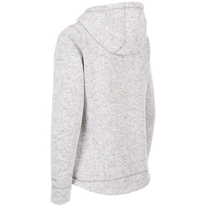Storm Grey - Back - Trespass Womens-Ladies Reserve Hooded Fleece