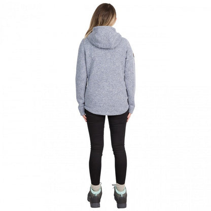 Denim Blue - Lifestyle - Trespass Womens-Ladies Reserve Hooded Fleece
