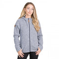 Denim Blue - Pack Shot - Trespass Womens-Ladies Reserve Hooded Fleece