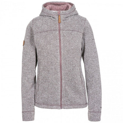Dusty Heather - Front - Trespass Womens-Ladies Reserve Hooded Fleece