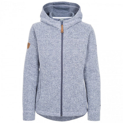 Denim Blue - Front - Trespass Womens-Ladies Reserve Hooded Fleece