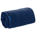 Navy Blue - Front - Trespass Snuggles Fleece Trail Blanket - ASRTD