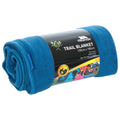 Cobalt - Close up - Trespass Snuggles Fleece Trail Blanket - ASRTD