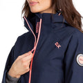 Navy - Close up - Trespass Womens-Ladies Tammin DLX Ski Jacket