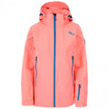Neon Coral - Front - Trespass Womens-Ladies Tammin DLX Ski Jacket