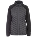 Charcoal - Front - Trespass Womens-Ladies Underpinned Padded Fleece Jacket