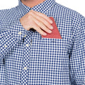 Blue Check - Lifestyle - Trespass Mens Yafforth Cotton Shirt