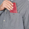 Black Gingham - Pack Shot - Trespass Mens Yaddlethorpe Cotton Shirt