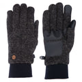 Dark Grey - Front - Trespass Unisex Adults Tetra Gloves