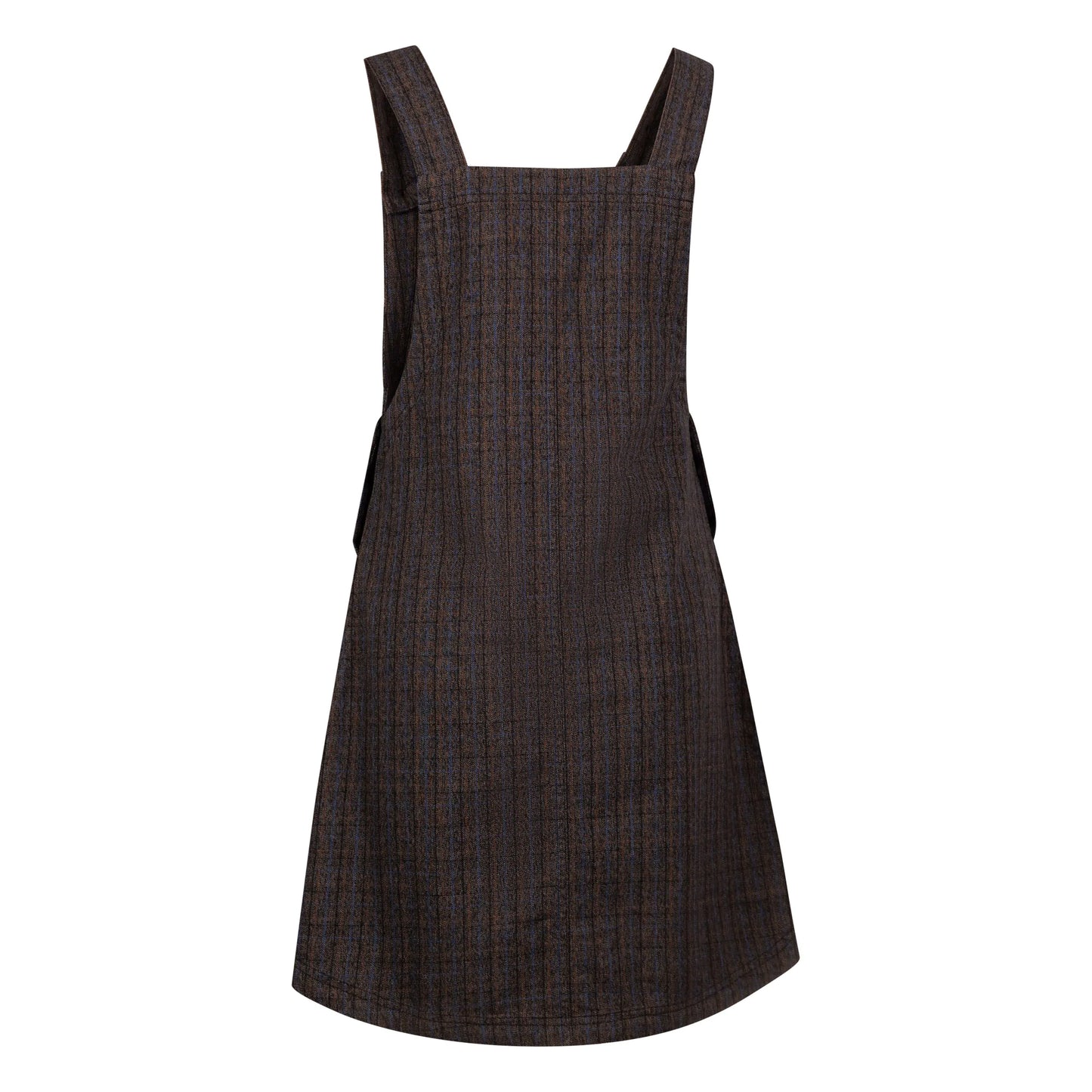 Dark Grey-Check - Back - Trespass Womens-Ladies Twirl Casual Dress