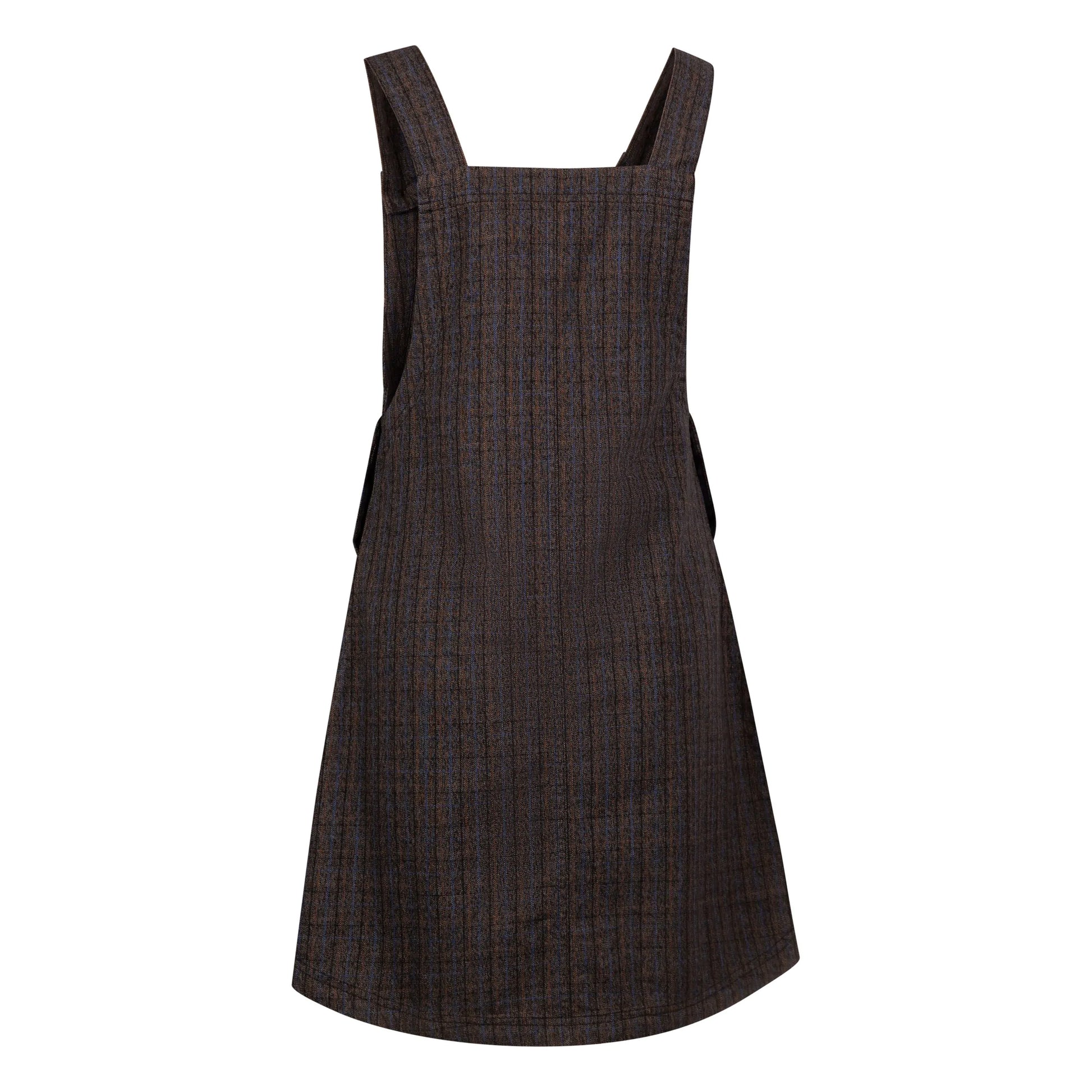 Dark Grey-Check - Back - Trespass Womens-Ladies Twirl Casual Dress