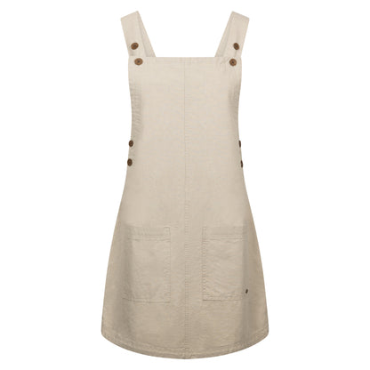 Oatmilk - Front - Trespass Womens-Ladies Twirl Casual Dress