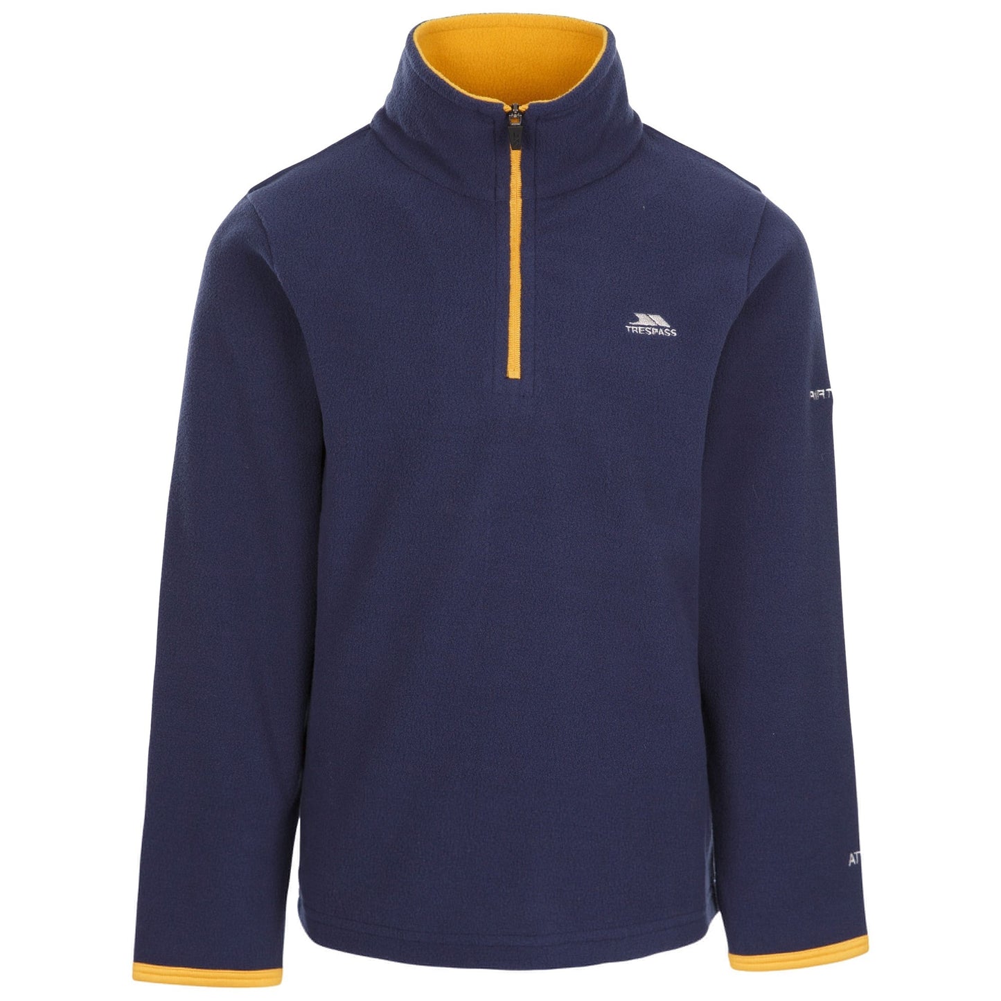 Navy - Front - Trespass Boys Etto Airtrap Microfleece