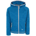 Cosmic Blue - Front - Trespass Girls Goodness Airtrap Fleece Hoodie