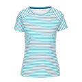 Aquamarine Stripe - Front - Trespass Womens-Ladies Ani T-Shirt
