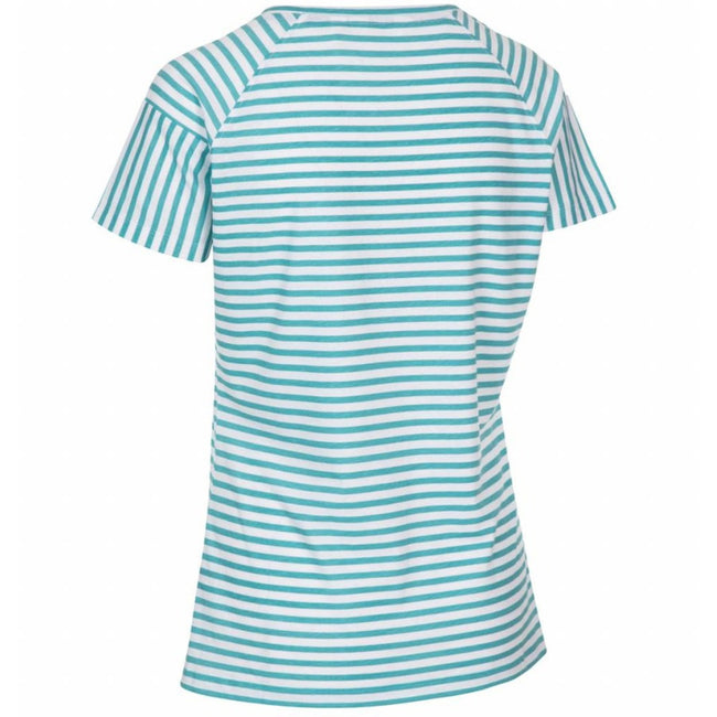 Aquamarine Stripe - Back - Trespass Womens-Ladies Ani T-Shirt