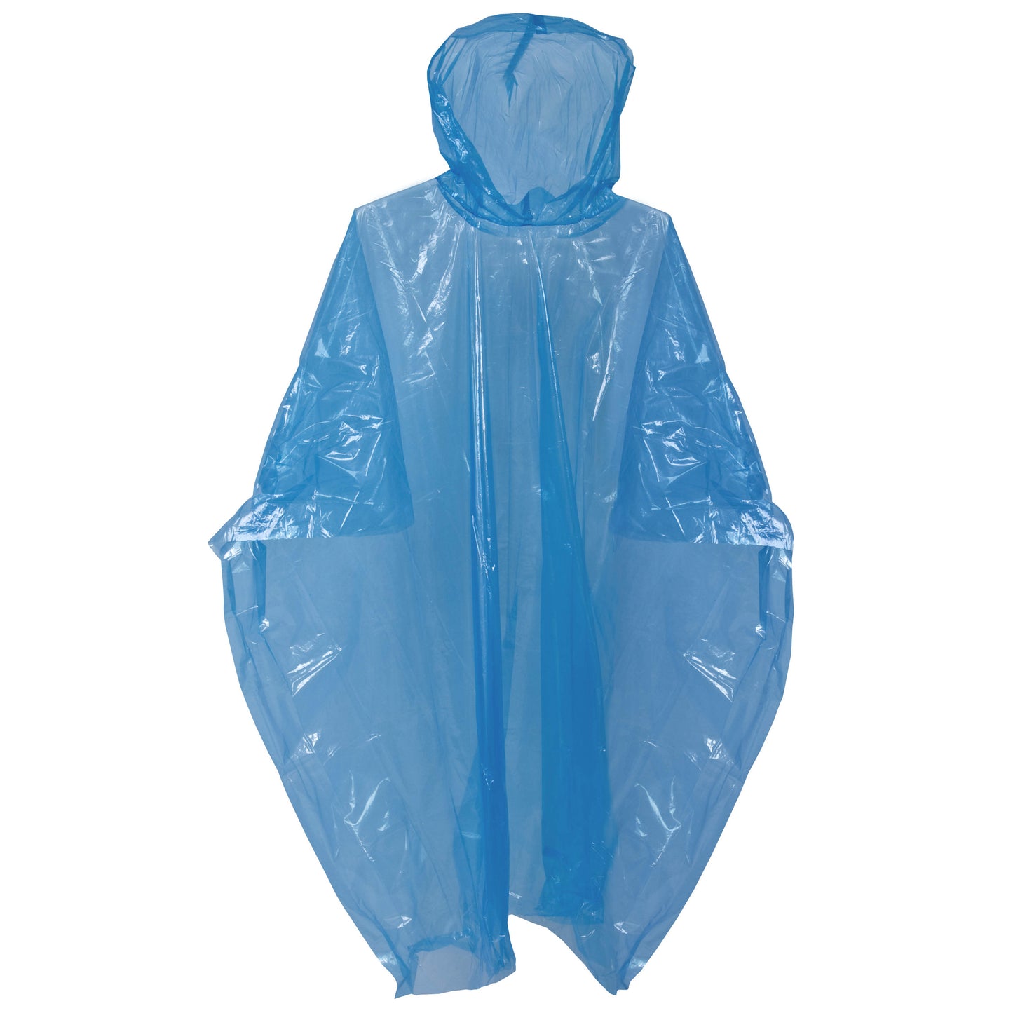 Blue - Front - Trespass Drylite Reusable Emergency Poncho