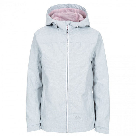 Grey Marl - Front - Trespass Womens-Ladies Virtual Waterproof Jacket