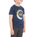 Navy - Side - Trespass Childrens Boys Undaunted T-Shirt