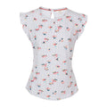 White Floral - Front - Trespass Womens-Ladies Tulissa Top