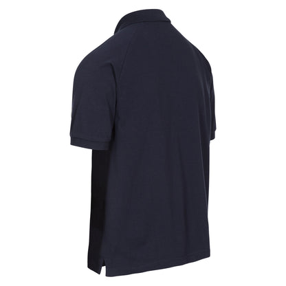 Navy - Back - Trespass Mens Sanderson Polo Shirt