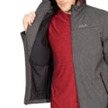 Black Marl - Pack Shot - Trespass Mens Gabe Waterproof Softshell Jacket