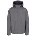 Black Marl - Front - Trespass Mens Gabe Waterproof Softshell Jacket