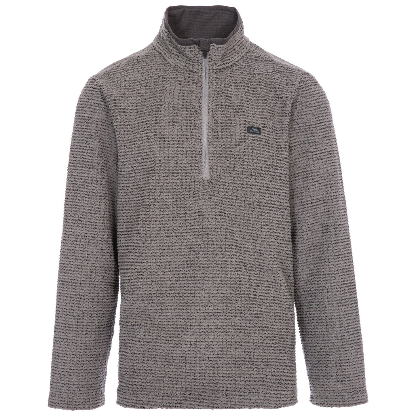 Storm Grey - Front - Trespass Mens Nillsee Fleece Top