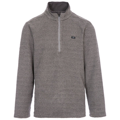 Storm Grey - Front - Trespass Mens Nillsee Fleece Top