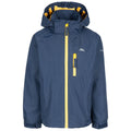 Navy - Front - Trespass Childrens Boys Overwhelm Rain Jacket