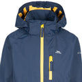 Navy - Side - Trespass Childrens Boys Overwhelm Rain Jacket